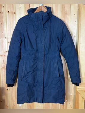 NORTH FACE Blue Arctic Parka Womens Small 550 Down DryVent Jacket  Coat Winter
